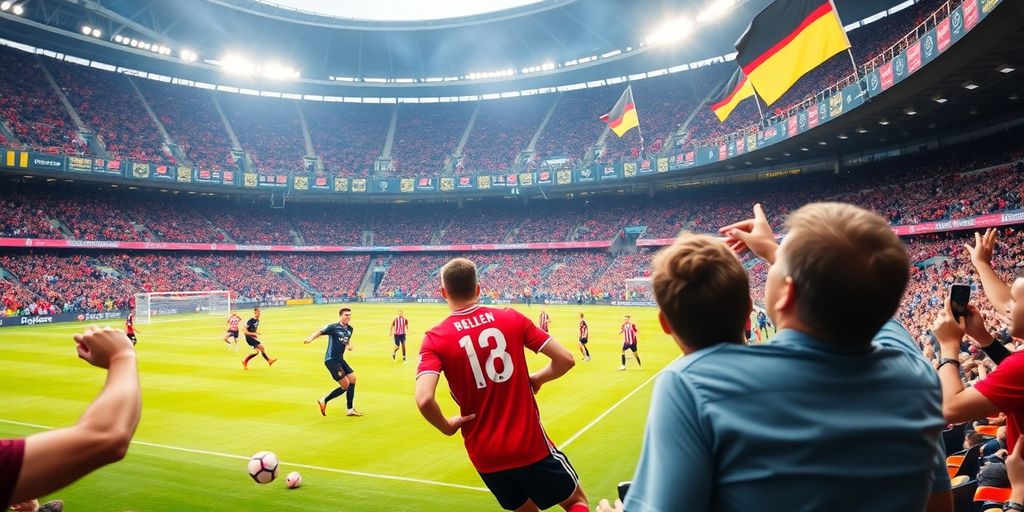 Fotografie cu un meci de fotbal major sporting events.